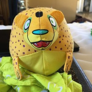 FAT CAT plumpies cheetah dog toy
